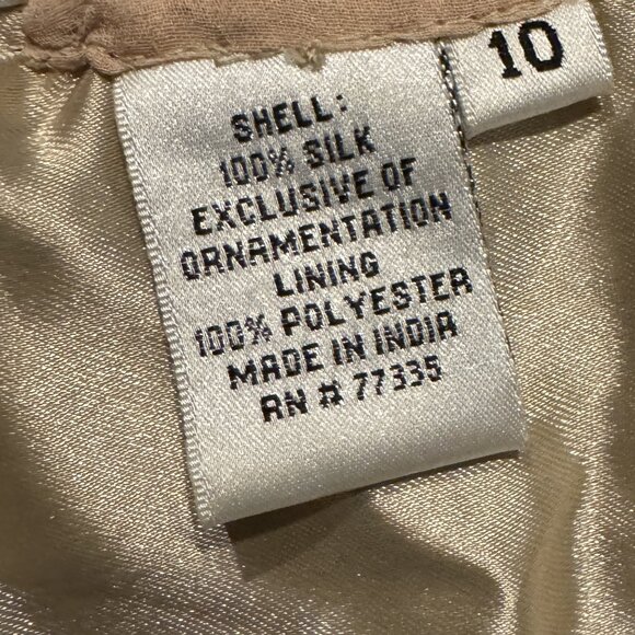 Gold Sequin Spaghetti Strap Top - Picture 6 of 7